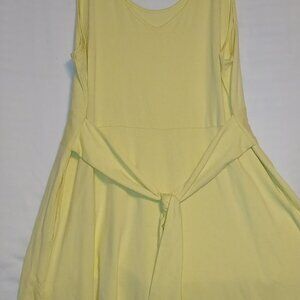 YELLOW SUNDRESS WITH TIE SIZES XL BY APT.9